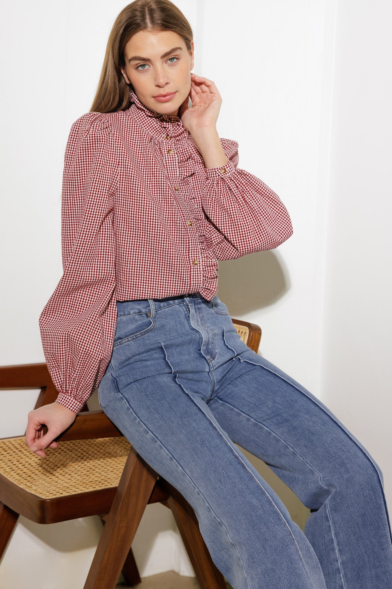 A PLACE TO BE STRETCH DENIM PANTS Flying Tomato